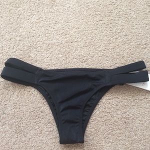 Black Target Bikini Bottoms